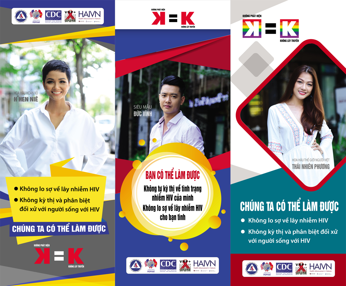 Showbiz Việt Nam sẽ đồng hành cùng Chiến dịch K-=K (Không phát hiện = Không lây nhiễm)