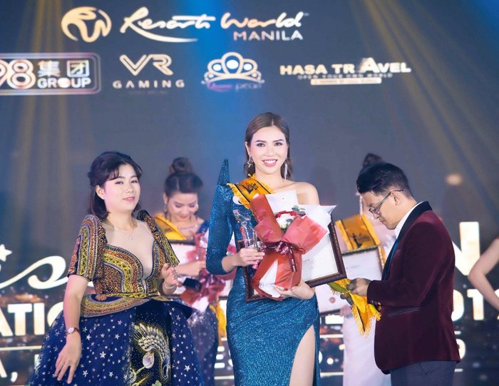 Trần Thị Kim Chi xứng đáng với danh hiệu Hoa hậu Du lịch Đại dương Doanh nhân Quốc tế