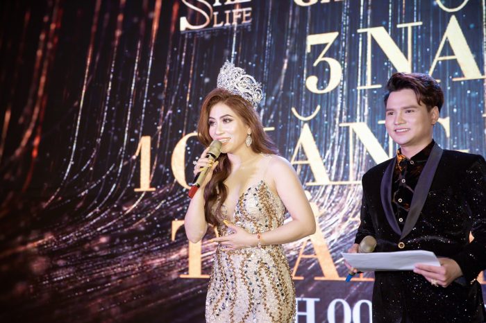 Mỹ phẩm She Life tổ chức đêm gala hoành tráng kỷ niệm ba năm thành lập với chủ đề “Vinh quang toả sáng”