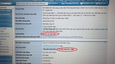 EVN – SPC: Nhiều gói thầu nghi vấn có can thiệp của ông trưởng ban quản lý đấu thầu?