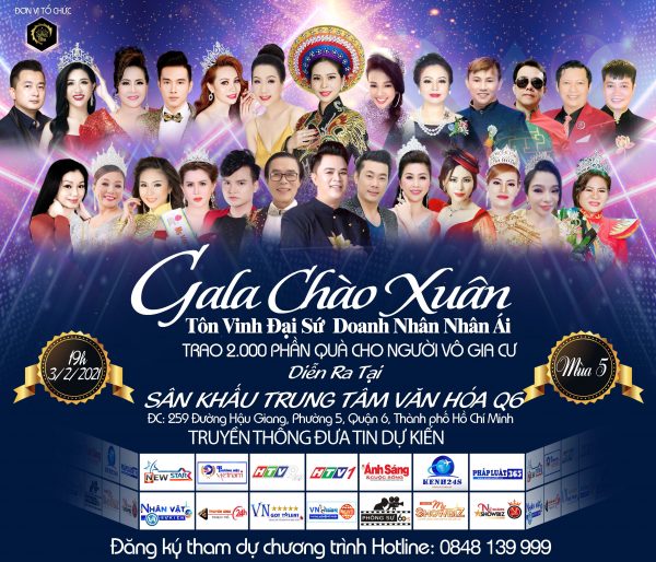 Gala Chào Xuân 2021 – Tôn vinh Đại sứ Doanh nhân nhân ái Việt Nam