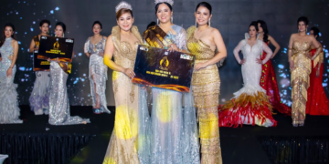 Tân Hoa hậu Nguyễn Thị Nhung xuất sắc lập cú đúp tại chung kết Hoa hậu Doanh nhân Á – Âu 2022.