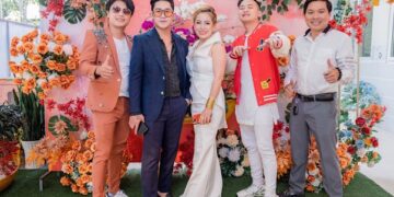 Hoa hậu Thanh Thuý tổ chức tiệc cho cháu nội quậy tưng với dàn MoTo siêu khủng