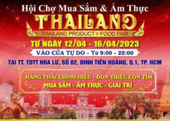 TP. HCM – Tưng bừng diễn ra lễ hội Tết SongKran với thông điệp “Hàng thái chính hiệu – đón triệu con tim”.